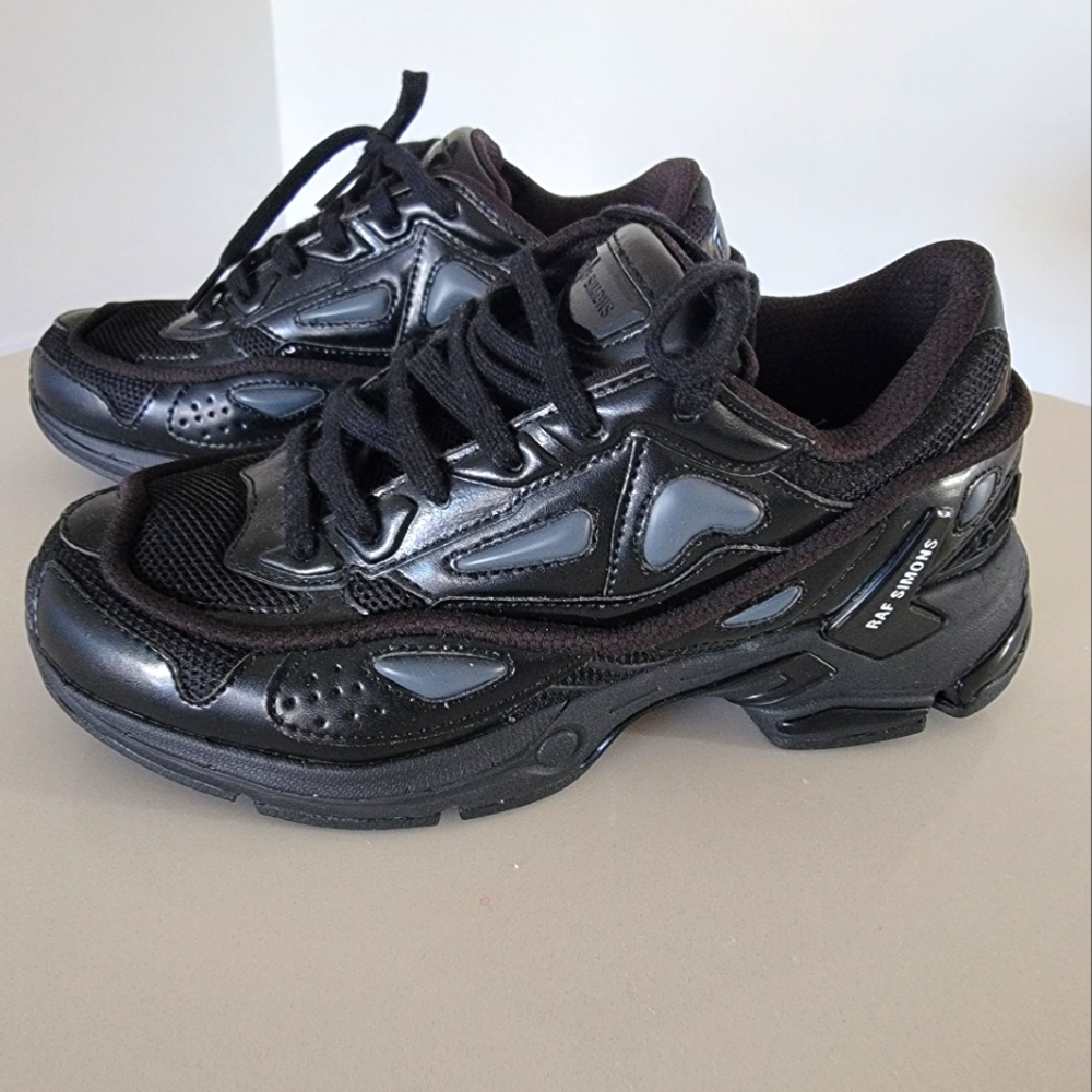 Raf Simons black "Pharaxus" sneakers womens size EU 38 NEVER WORN